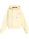 Jacquemus Logo-embroidered Hoodie In Yellow