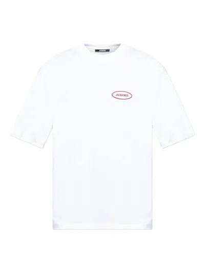JACQUEMUS LOGO-EMBROIDERED T-SHIRT