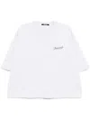 Jacquemus Logo-embroidered T-shirt In White
