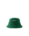 Jacquemus Logo Fisherman's Hat In Green