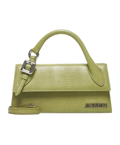 Jacquemus Logo Handbag In Green