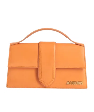 Jacquemus Logo Handbag In Orange