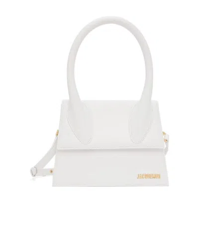 Jacquemus White Le Chiquito Noeud Crossbody Bag