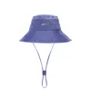 Jacquemus Logo Hat In Blue