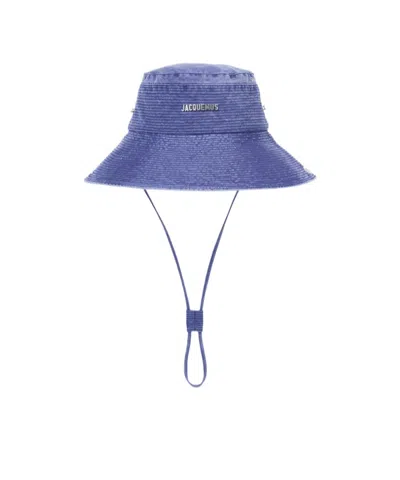 Jacquemus Logo Hat In Blue