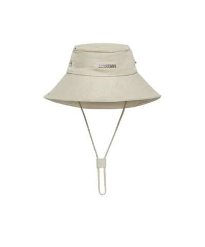 Jacquemus Logo Hat In Brown