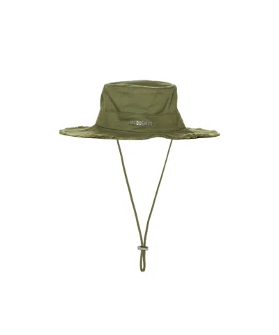 Jacquemus Logo Hat In Brown