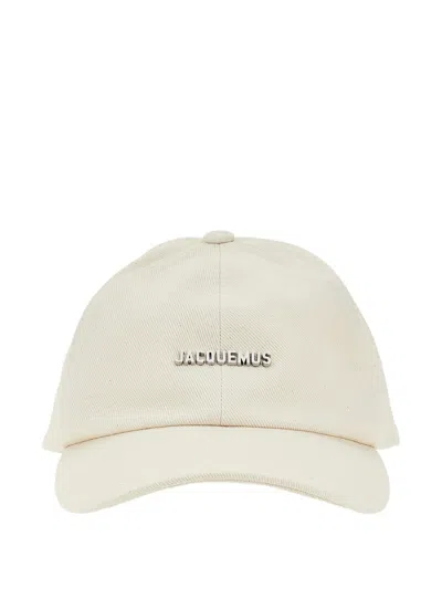 Jacquemus Logo Hat In Neutral