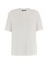 Jacquemus Crew Neck T-shirt In Neutral