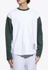 Jacquemus Logo Patch Baseball Long-sleeved T-shirt In White
