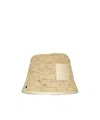 Jacquemus Logo Patch Bucket Hat In Neutral