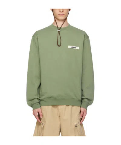 Jacquemus Crewneck  Sweatshirt In Green