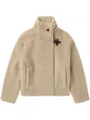 Jacquemus Logo-patch Jacket In Neutrals