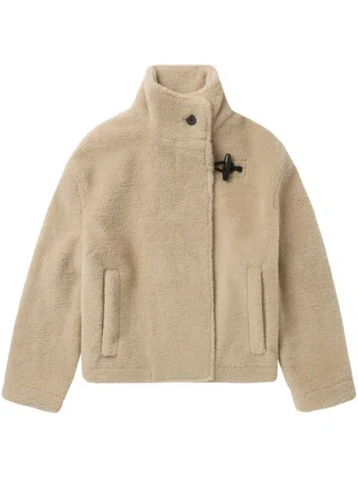 Jacquemus Logo-patch Jacket In Neutrals
