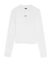 Jacquemus The Gros Grain Long-sleeved T-shirt In White
