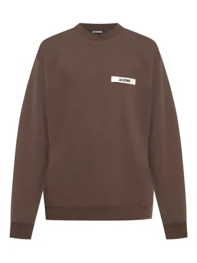 JACQUEMUS LOGO-PATCH SWEATSHIRT