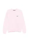 Jacquemus Pink Organic Cotton Fleece The Gros Grain Sweatshirt In Pink