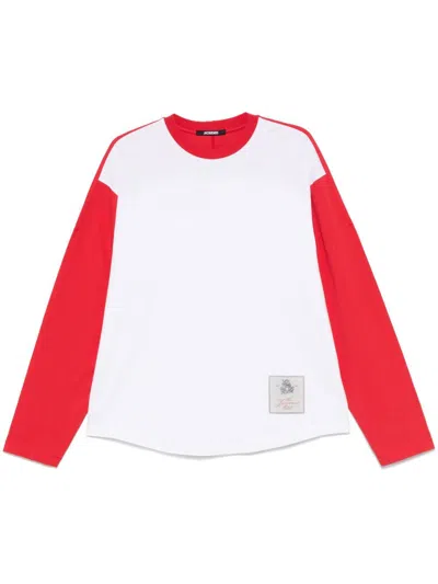 Jacquemus Long-sleeved T-shirt In White