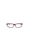 Jacquemus Logo Plain Glasses In Brown