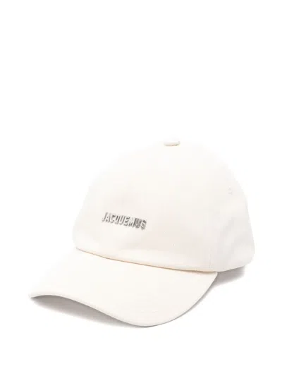 Jacquemus Logo-plaque Cap In Neutral