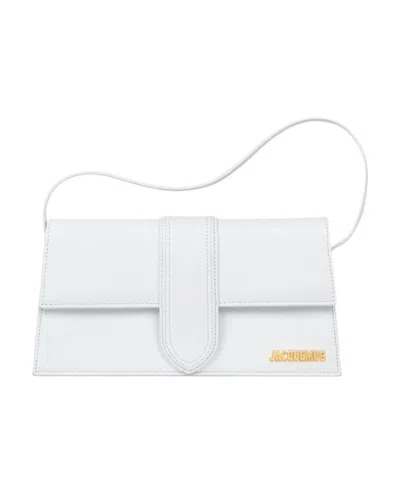 JACQUEMUS LE BAMBINO LONG LEATHER SHOULDER BAG