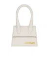 Jacquemus Logo-plaque Mini Bag In White