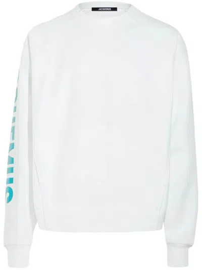 JACQUEMUS LOGO-PRINT COTTON SWEATSHIRT