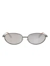 Jacquemus Logo-print Sunglasses In Gray
