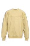 Jacquemus Fio Embroidered Cotton-fleece Sweatshirt In Beige