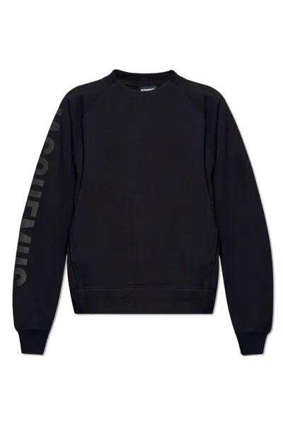JACQUEMUS LOGO PRINTED CREWNECK SWEATSHIRT