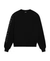 Jacquemus Top Le Sweatshirt Typo With Print In Black