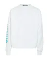 Jacquemus Logo Printed Crewneck Sweatshirt In White