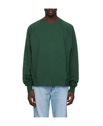 Jacquemus Logo Round-necked Sweater In Green