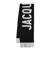 Jacquemus Logo Scarf In Black