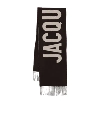JACQUEMUS LOGO SCARF