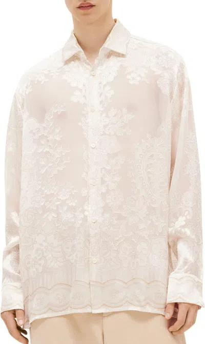 Jacquemus Logo Shirt In White