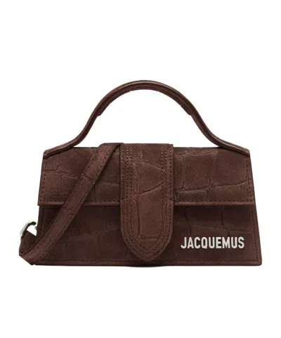 Jacquemus Logo Shoulder Bag In Black
