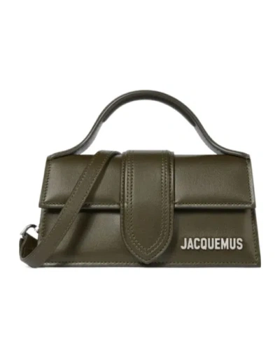 Jacquemus Logo Shoulder Bag In Brown