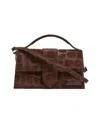 Jacquemus Logo Shoulder Bag In Dark Brown