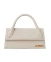 Jacquemus Le Chiquito Long Signature Handbag In Nude