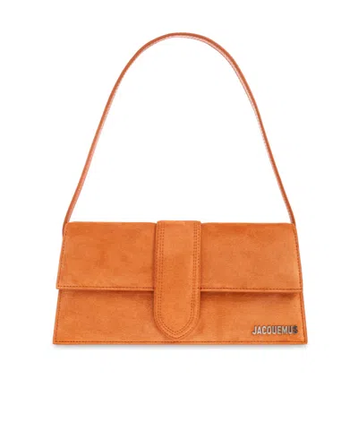 Jacquemus Logo Shoulder Bag In Orange