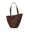 Jacquemus Medium Bucket Bag Featuring Asymmetrical Design In Red