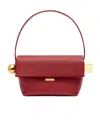 Jacquemus Le Rond Carré Logo Detailed Shoulder Bag In Red