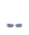 Jacquemus Logo Sunglasses In Blue