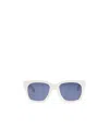 Jacquemus Logo Sunglasses In Blue