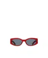Jacquemus Logo Sunglasses In Gray