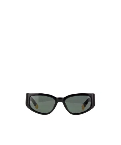 Jacquemus Logo Sunglasses In Gray