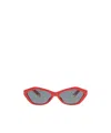 Jacquemus Bambino Geometric Sunglasses In Gray