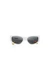 Jacquemus Logo Sunglasses In Gray