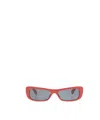 Jacquemus Logo Sunglasses In Gray